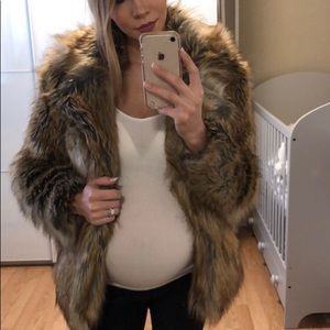 Bebe fur coat